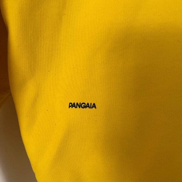 Pangaia yellow cotton hoodie sz. m - Picture 5 of 10